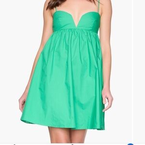 SUSANA MÓNACO Plunge Neck
Babydoll Dress w pocket size L